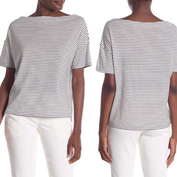 Vince Tops - ❗️FINAL❗️ 🆕 VINCE Navy/White Stripe Top M
